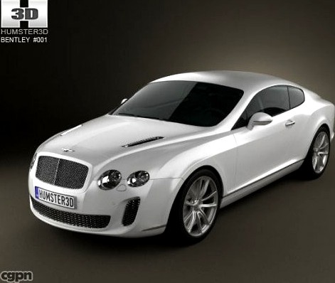 Bentley Continental Supersports3d model