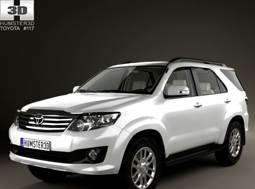 Toyota Fortuner with HQ interior 20133d model