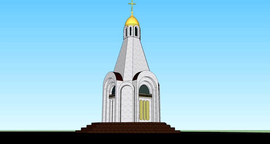 Часовня в парке у кремля