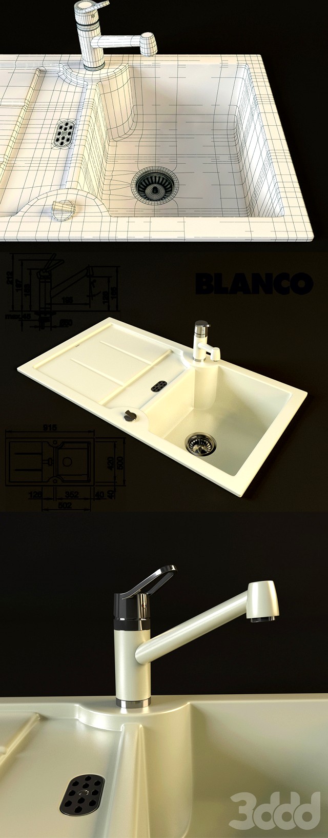 Blanco Idessa 5s и смеситель Blanco Actis