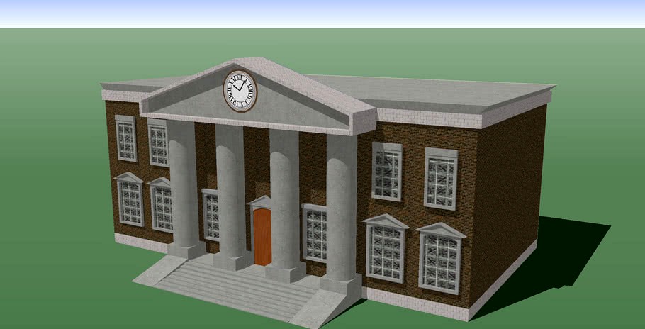 Back to the Future Courthouse (Clock Tower)