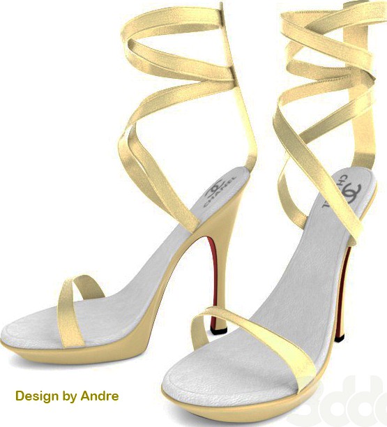 Chanel Gold Gladiator Sandals