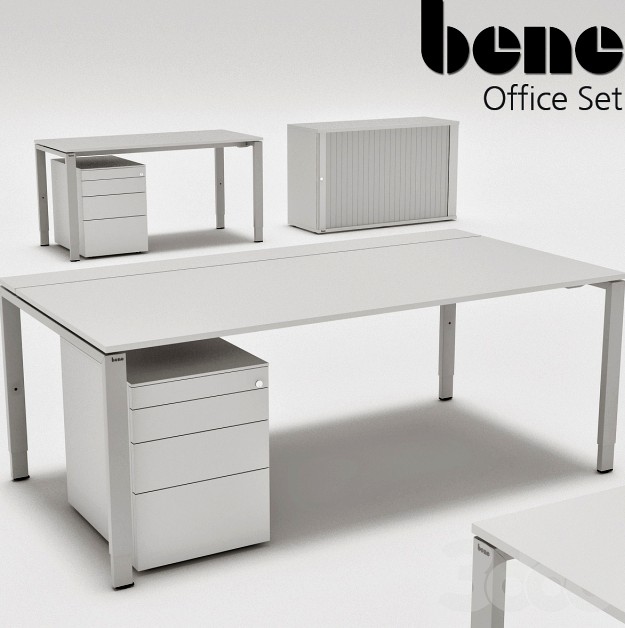 Bene Office Set - Desk and Storage