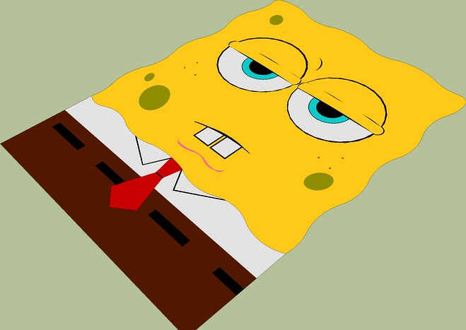 2D spongebob