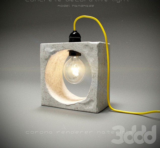 Concrete Lamp 2