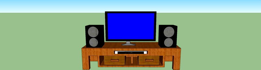 Delux TV and stand with speakers