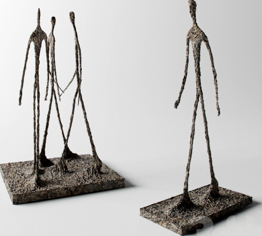 Three Men Walking