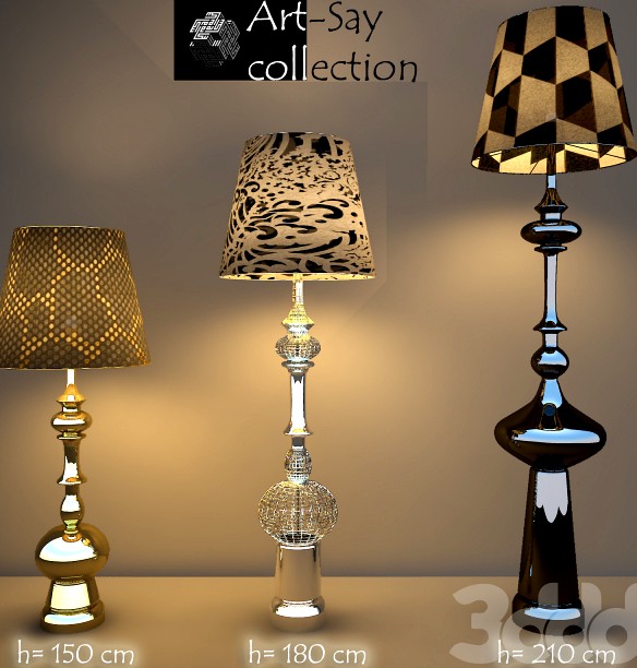 Floor-lamps by Art-say collection