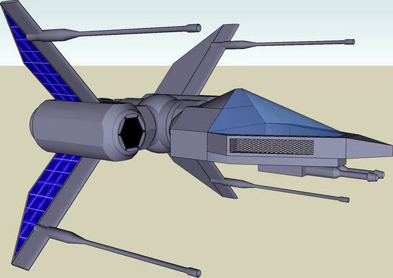 USNR Komodo-class X-wing fighter (USNR-UC-SF0998)