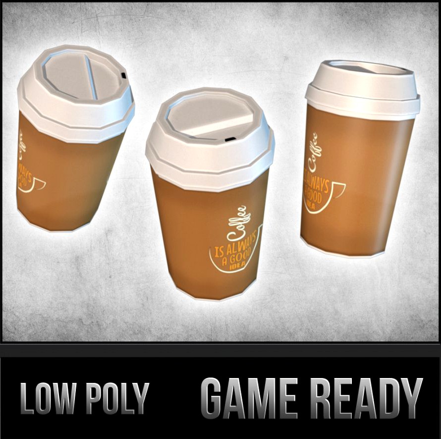 Coffee Cup Take Away3d model