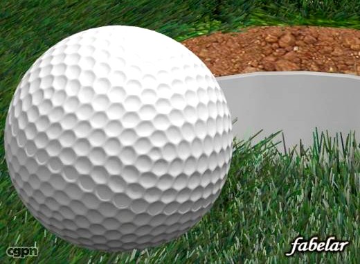 Golf ball3d model