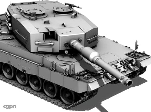 Leopard 2A4 MBT3d model