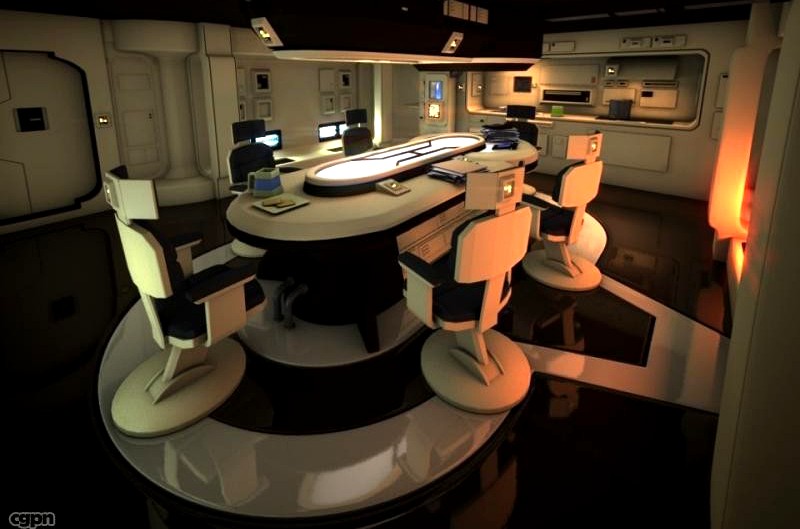 Spaceship Interior HD 13d model