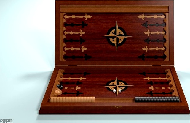 Backgammon3d model