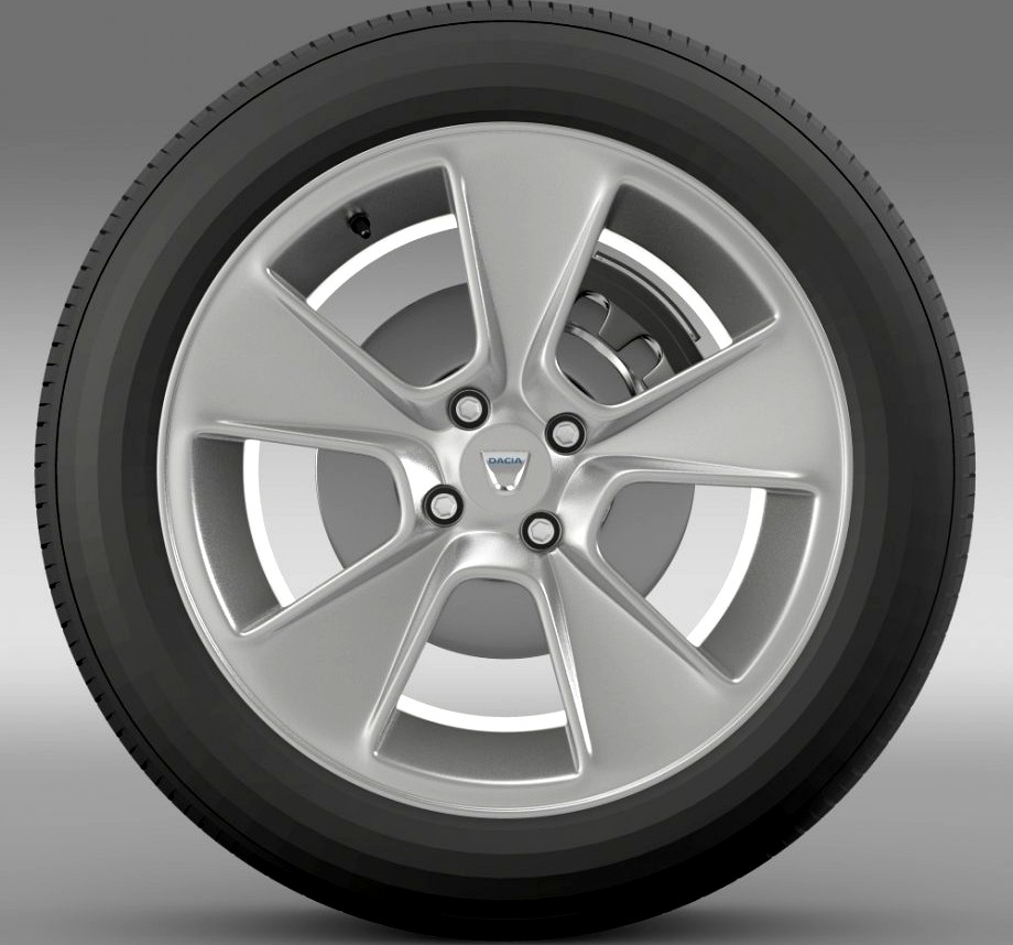 Dacia Logan wheel3d model