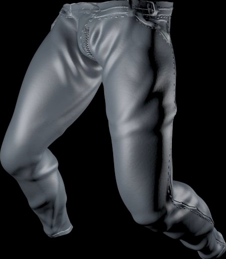 Wolverine pants3d model