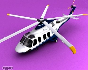 AW-139 Beijing Police3d model