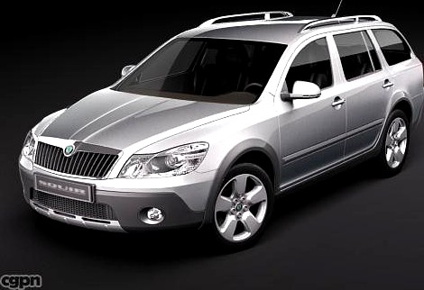 Skoda Octavia Scout 20103d model
