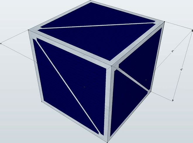 Simulator Cubesat Model 3d