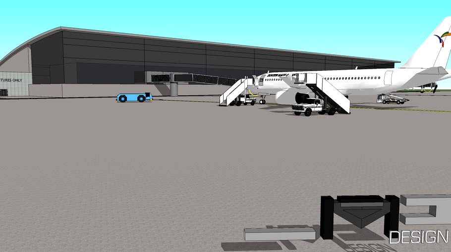 Modern Low-Cost Airport