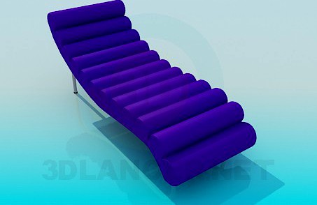 3D Model Trestle bed