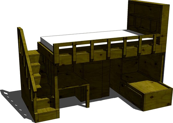 Loft bed