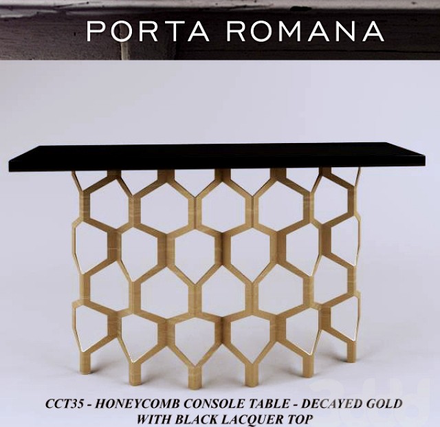 Porta Romana HONEYCOMB CONSOLE TABLE