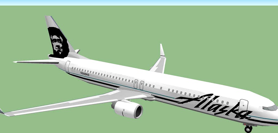 Alaska Airlines (2012) - Boeing 737-800.