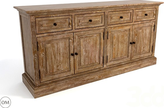 Oak wood sideboard 8810-0005