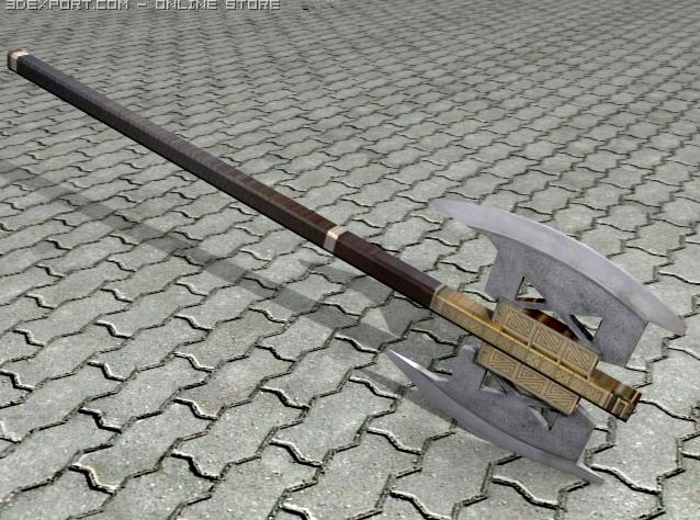 Battle Axe Of Gimli 3D Model