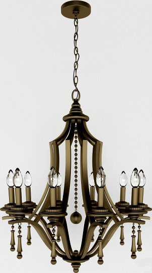 &quot;Parson&quot; Large Foyer Chandelier