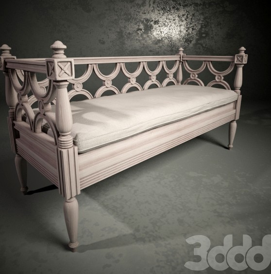 Paris Flea Market Bench