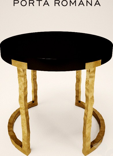 Porta Romana  ALBERTO OVAL DRUM TABLE