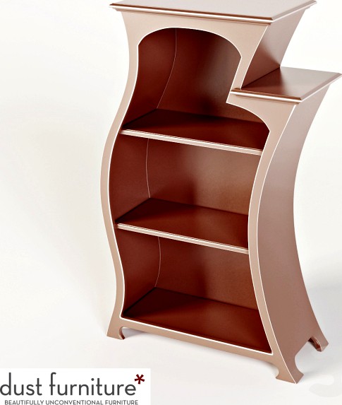 Curved Stepped Bookcase