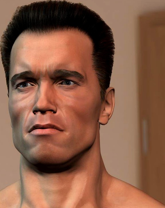 Arnold Schwarzenegger body3d model