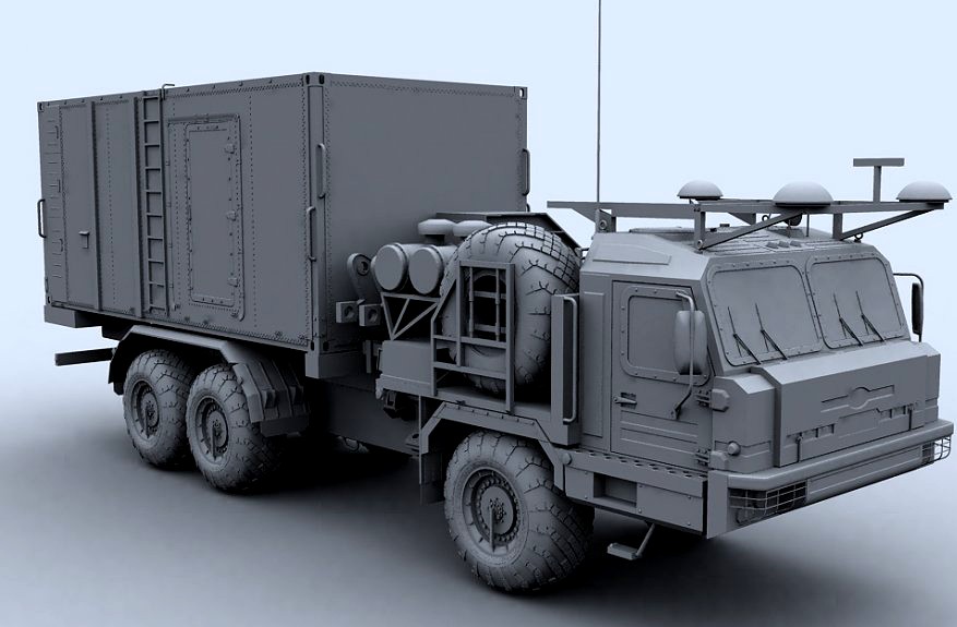 S-350E-2 Vityaz SAM system3d model