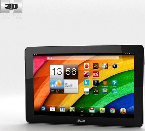 Acer Iconia Tab A3 White3d model