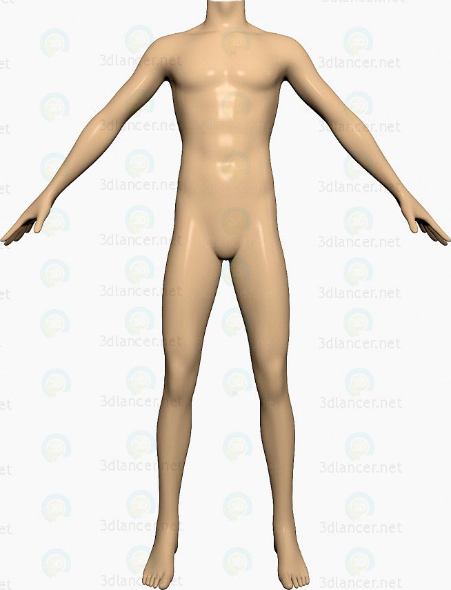 3D Model Mannequin Male