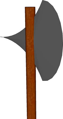 Single-Bladed Battle Axe