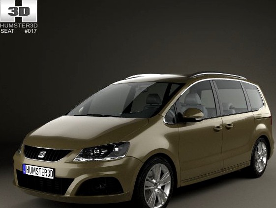 Seat Alhambra 20103d model