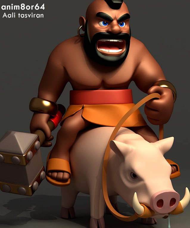 hog rider3d model.