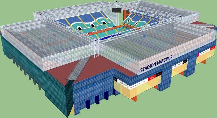 New maksimir stadion