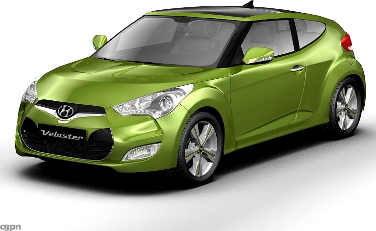 2012 Hyundai Veloster3d model