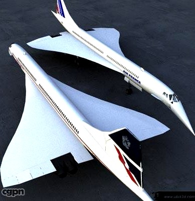 concorde3d model
