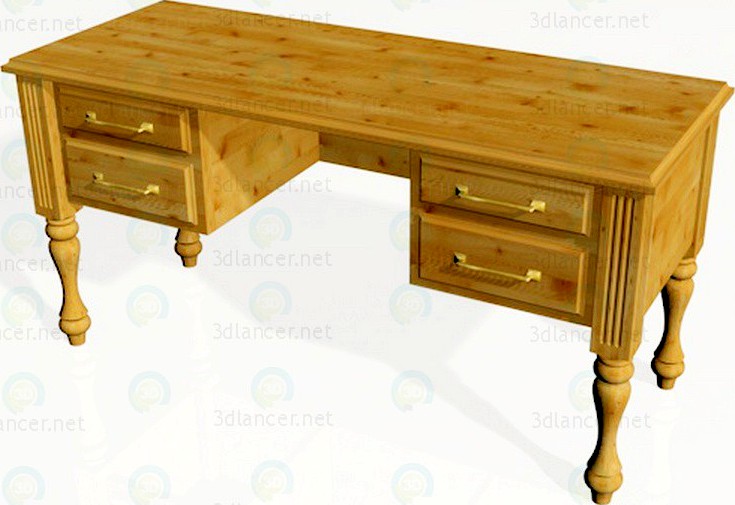 3D Model Writing desk