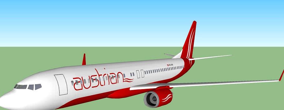 Austrian Airlines Boeing 737-800 / OE-LNS / Concept livery