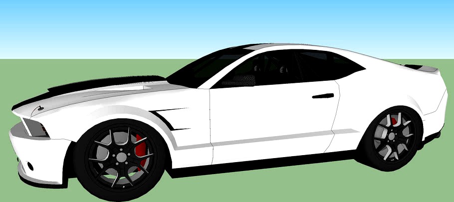 2011 Shelby Gt-500 Mustang (white edition)