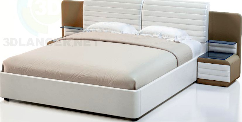 3D Model Bed Nevada-2