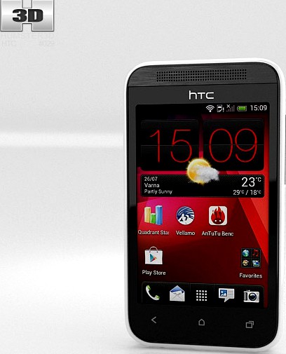 3D model of HTC Desire 200