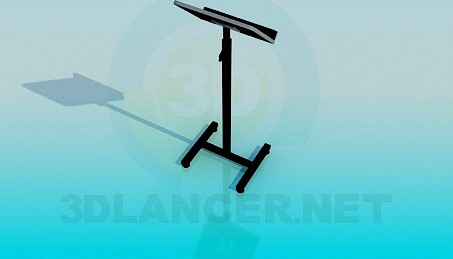 3D Model Pedestal for the speech